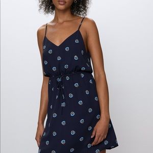 Aritzia Babaton Thin Strapped Casimir Dress black